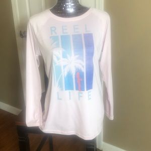 Reel life long sleeve tee